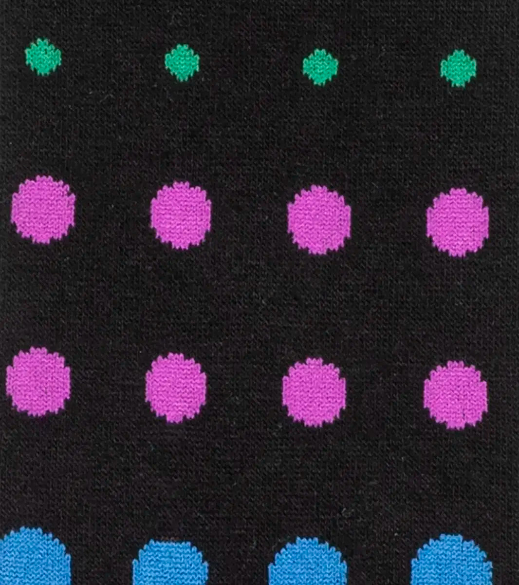 Men’s Dark Gray Dotted Crew Dress Socks Cotton Blend