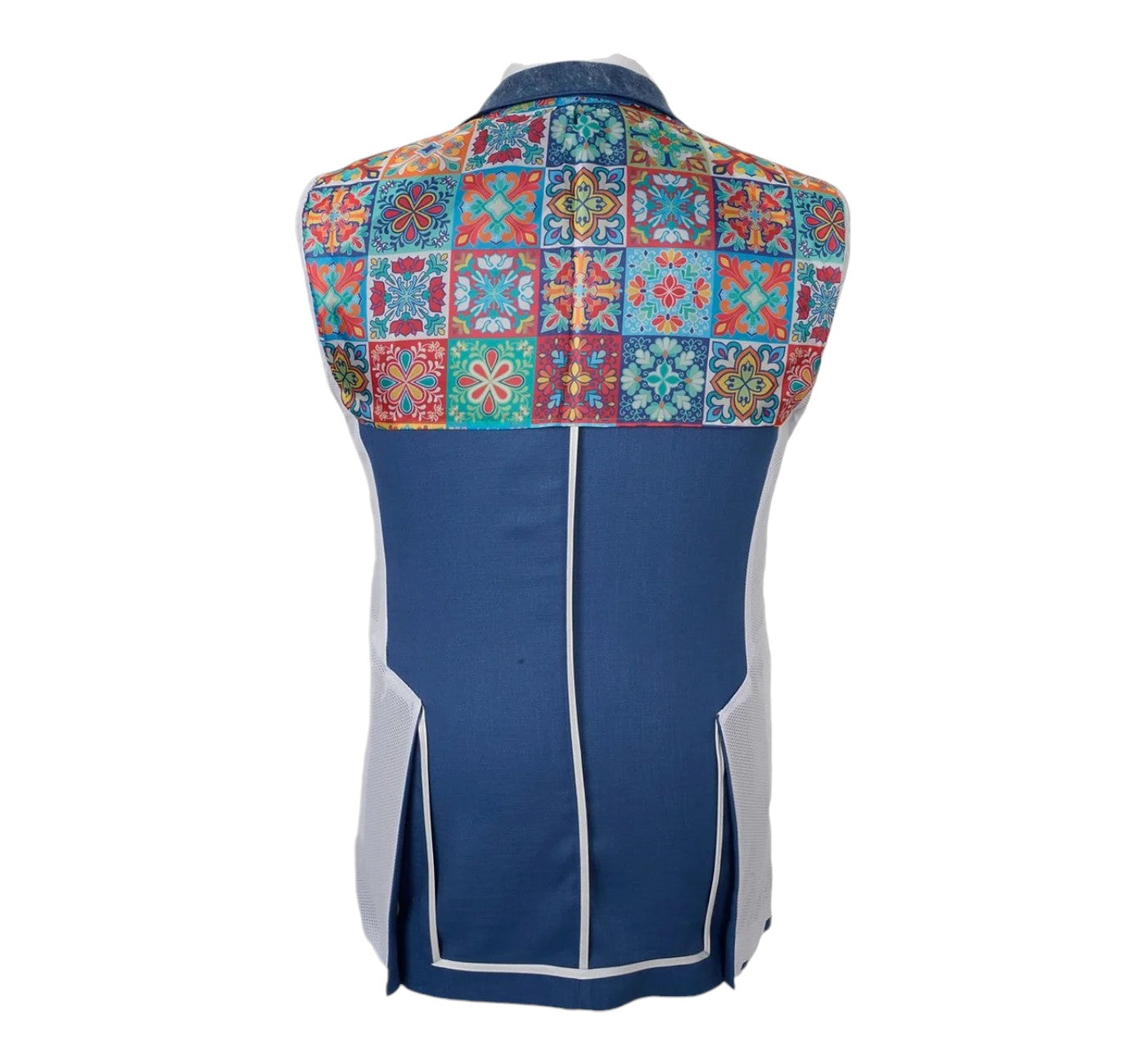 Men’s Efendi 1881 Blue Two-Button Peak Lapel Blazer Slim Fit