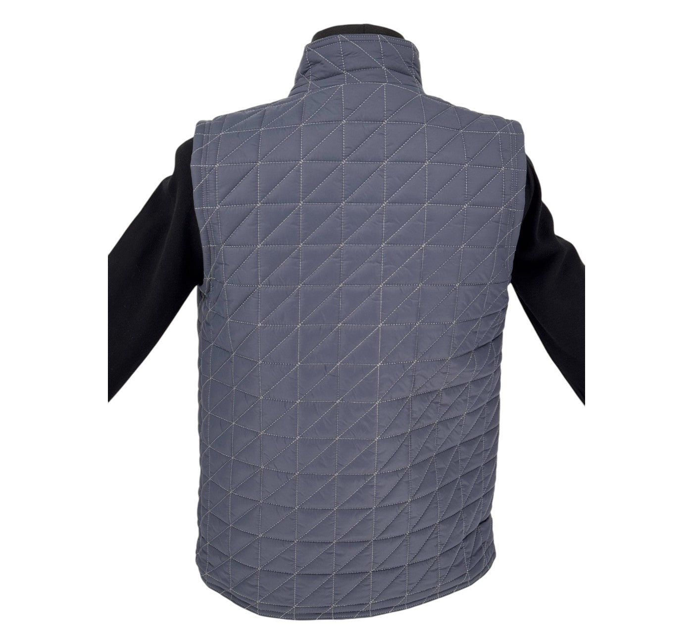 Men’s Reversible 2-Way Blue Lightweight Puffer Vest