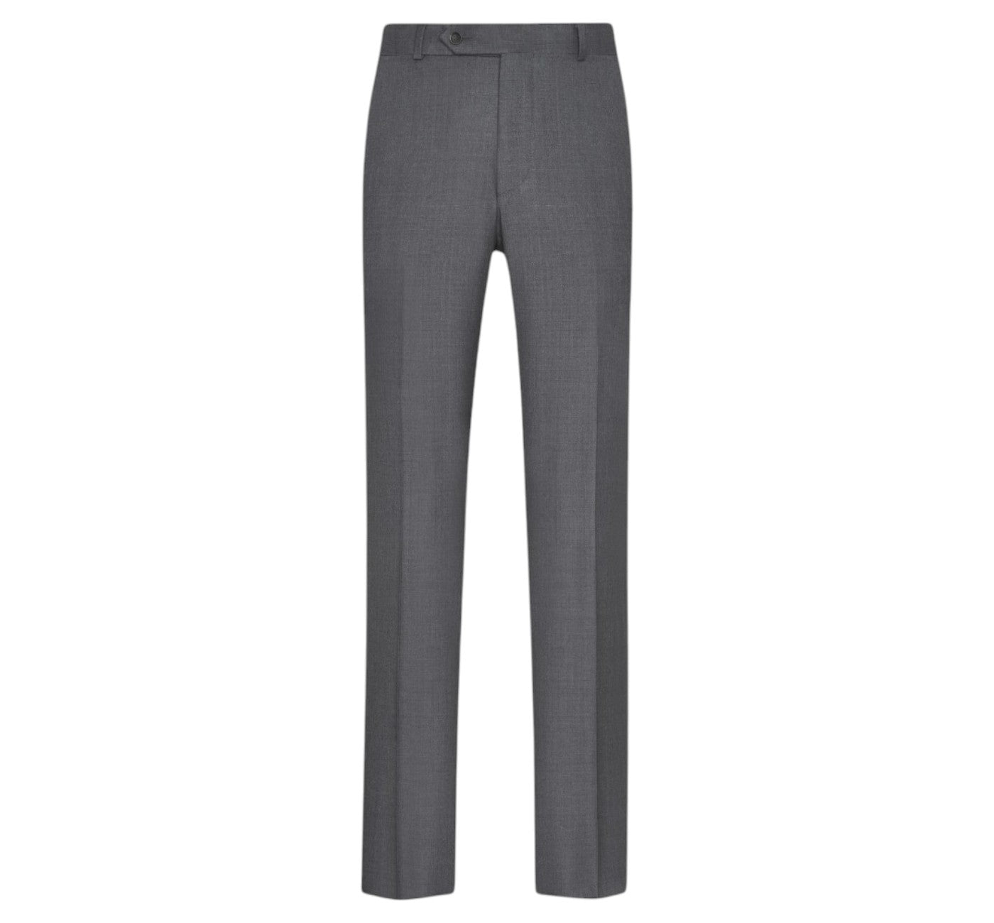 Men’s Medium Gray Wool Modern Fit Dress Pants Mantoni