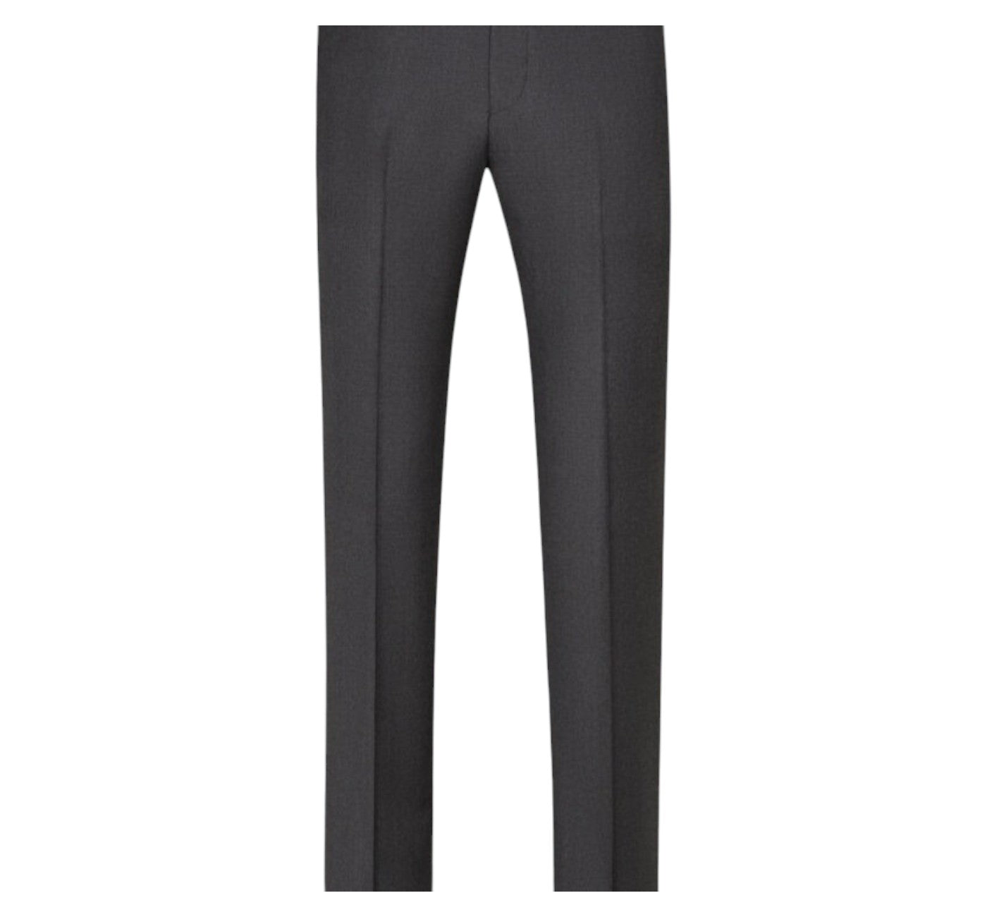 Men’s Mantoni Charcoal Gray Wool Modern Fit Dress Pants