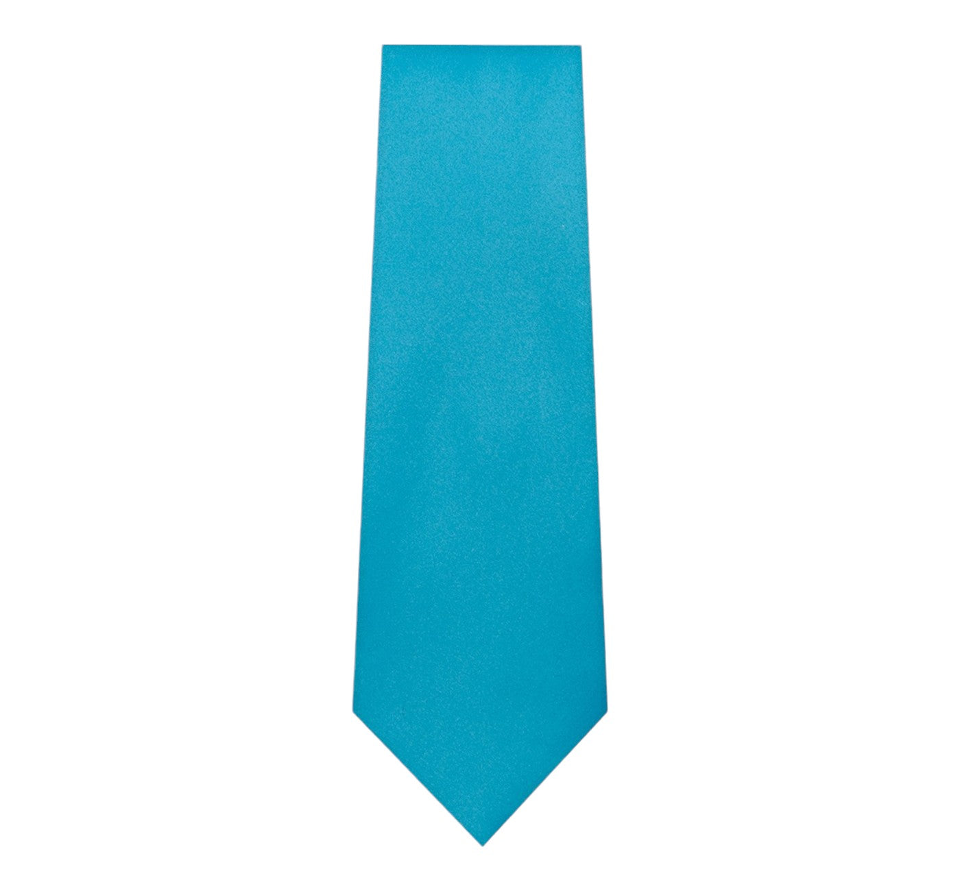 Turquoise Solid Tie with Hanky Slim Fit by Marquis