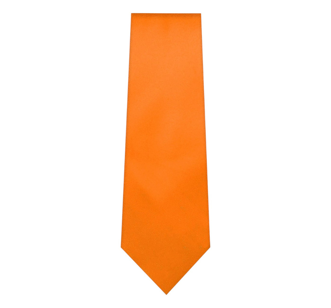 Marquis Orange Tie & Hanky | Slim Fit Men&