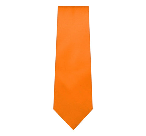 Marquis Orange Tie & Hanky | Slim Fit Men's Accessory