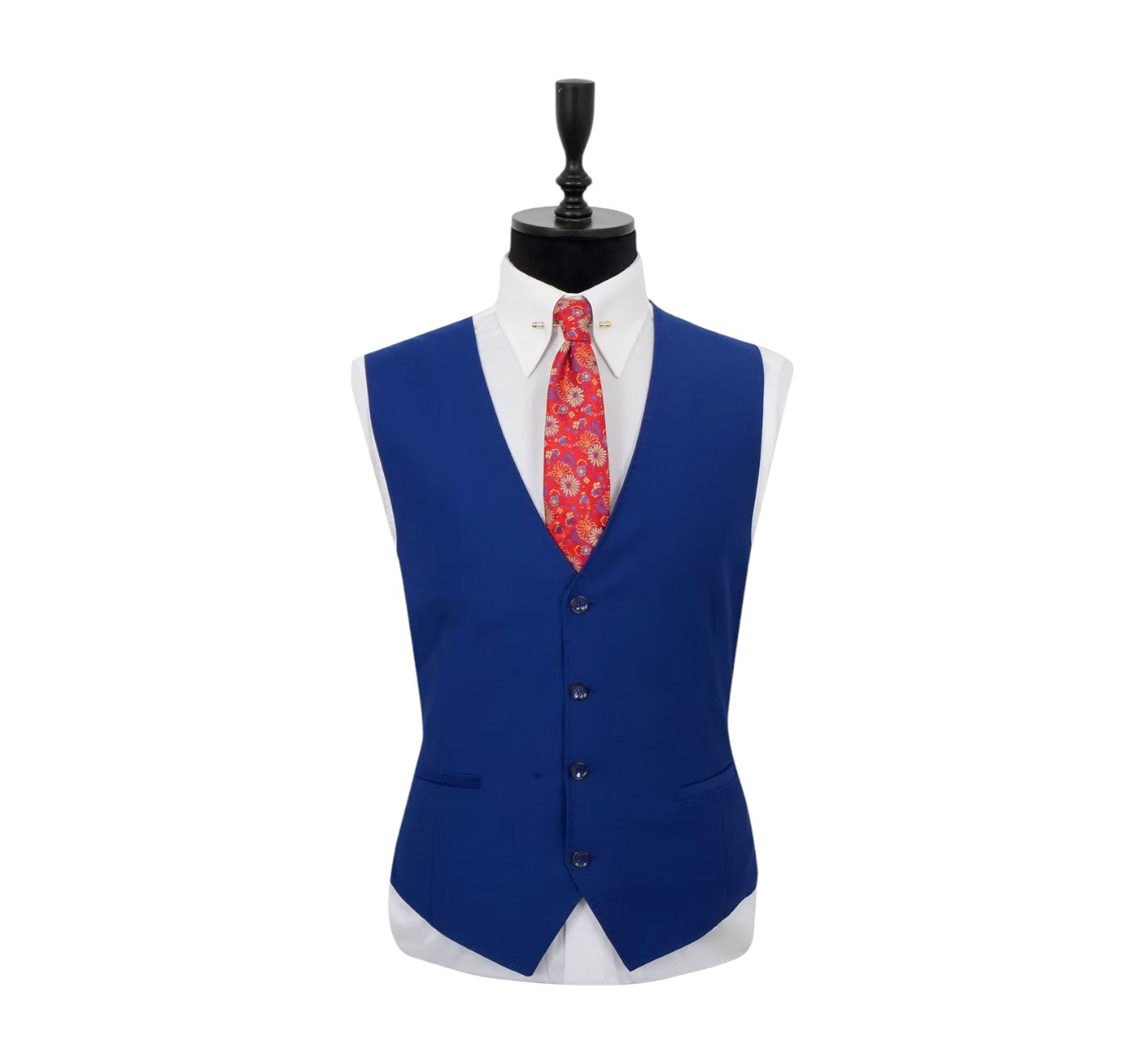 Men’s Efendi 1881 Royal Blue One-Button 3 Piece Suit Slim Fit