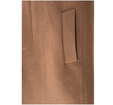 Men's Casila Exclusive Light Brown Long Coat (Wool & Cashmere Blend)