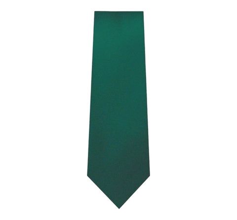 Marquis Forest Green Solid Tie with Hanky Slim Fit