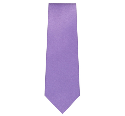 Marquis Lavender Solid Tie with Hanky Slim Fit