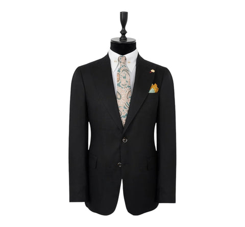 Men's Black Efendi 1881 Blazer | Slim Fit | Peak Lapel
