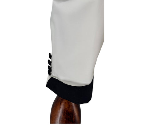 Men's Cream Sparkle 2-Piece Slim Fit Tuxedo | Bow Tie