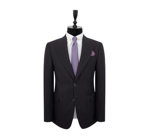 Men's Efendi 1881 Navy-Brown Two-Button Blazer | Slim Fit