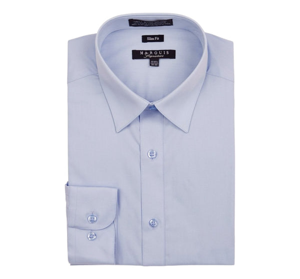 marquis signature dress shirt Amazon.com: Marquis Men's Basic Slim Fit Dress Shirt 14.5 Neck / 32-33 Sleeve Black : Clothing, Shoes & Jewelry