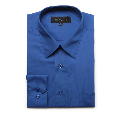 Men's Marquis Royal Blue Classic Fit Dress Shirt