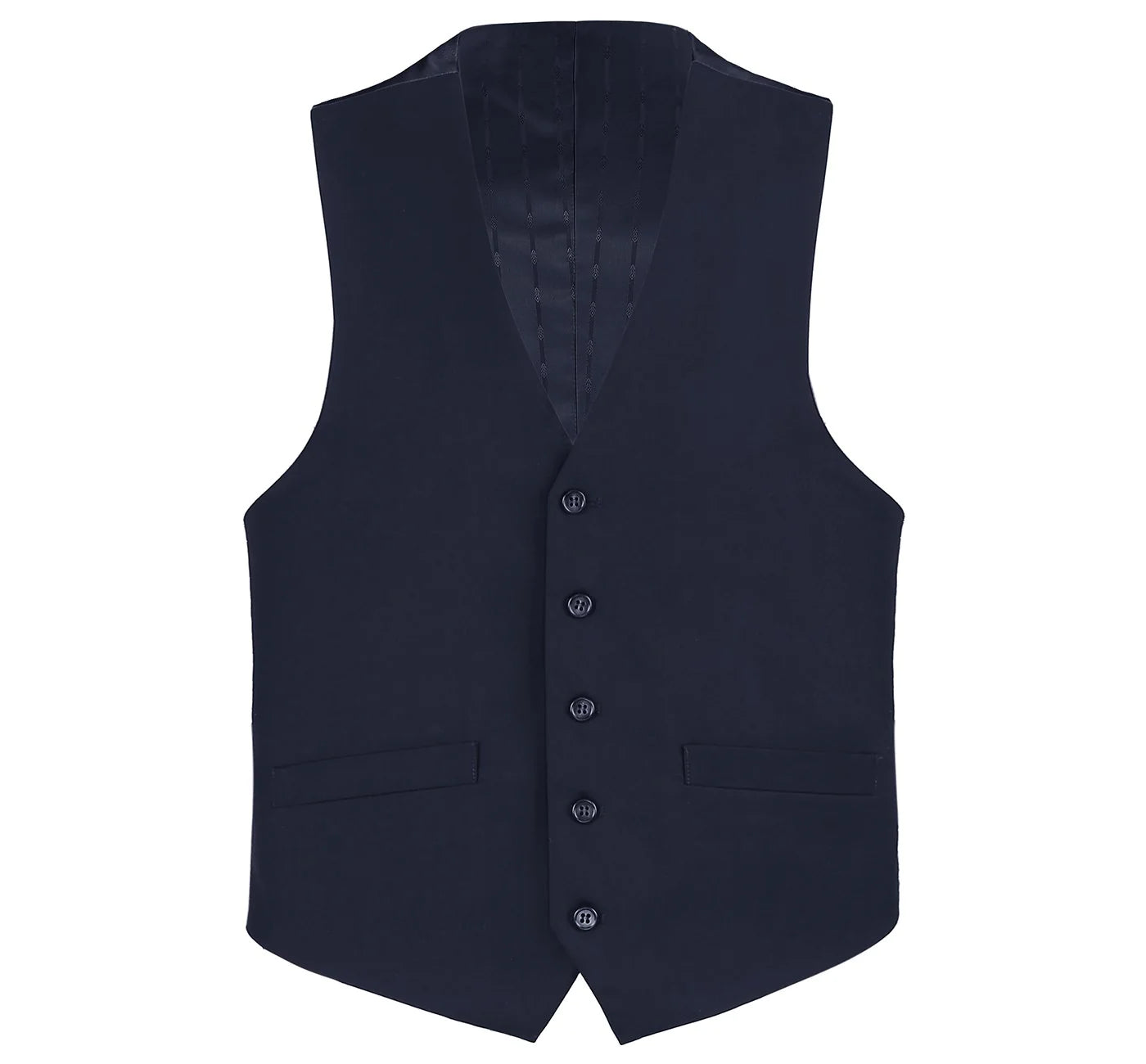 Men’s Navy Blue Dress Waistcoat Suit Vest | Classic Fit
