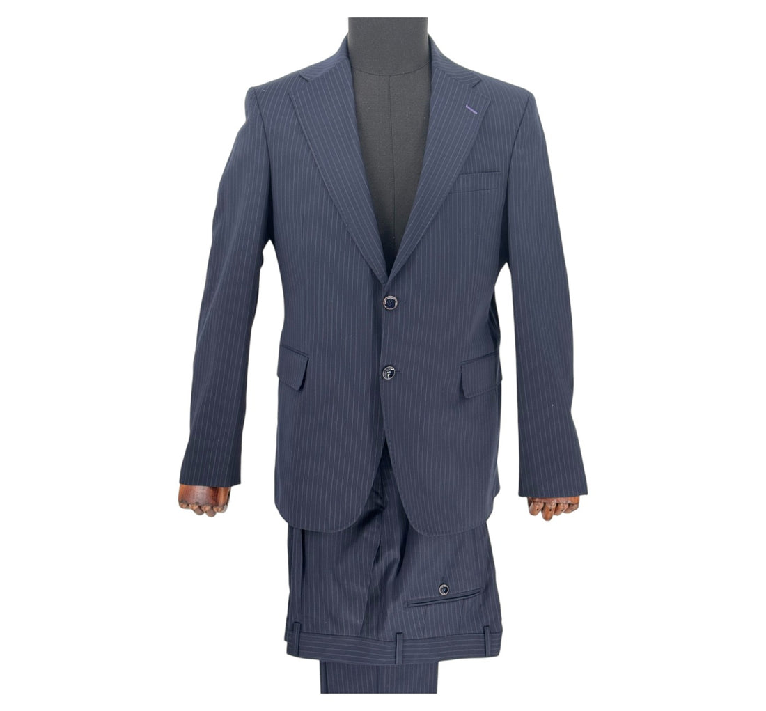 Men’s Navy Pinstripe Efendi 1881 3-Piece Suit | Formal Wear