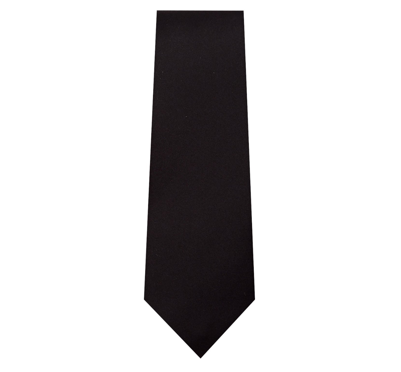 Marquis Black Solid Tie W/ Hanky (Slim Fit)