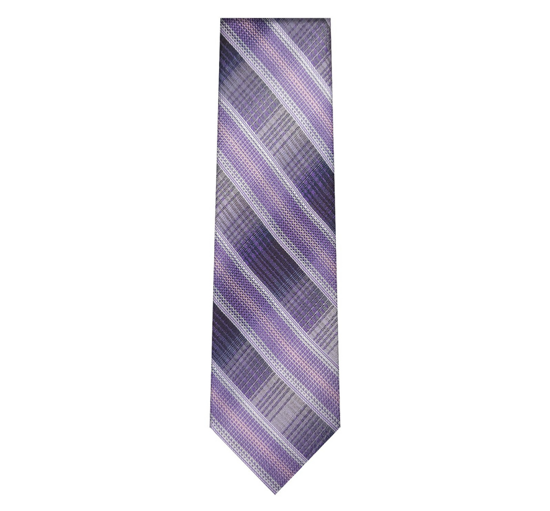 Marquis Purple/Lavender Pattern Tie W/ Hanky (Slim Fit)