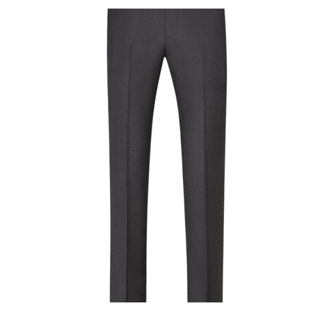 Men's Mantoni Charcoal Gray Wool Modern Fit Dress Pants