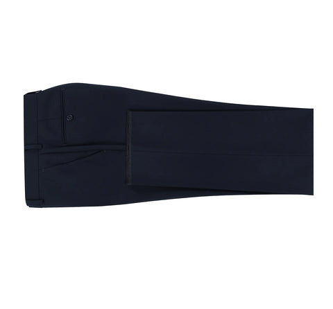 Men's Navy Solid Renoir Dress Pants (Classic Fit)